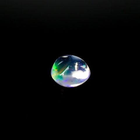 ウォーターオパール 原石 メキシコ産 0.55ct[240125310]5.6x5.5mm前後