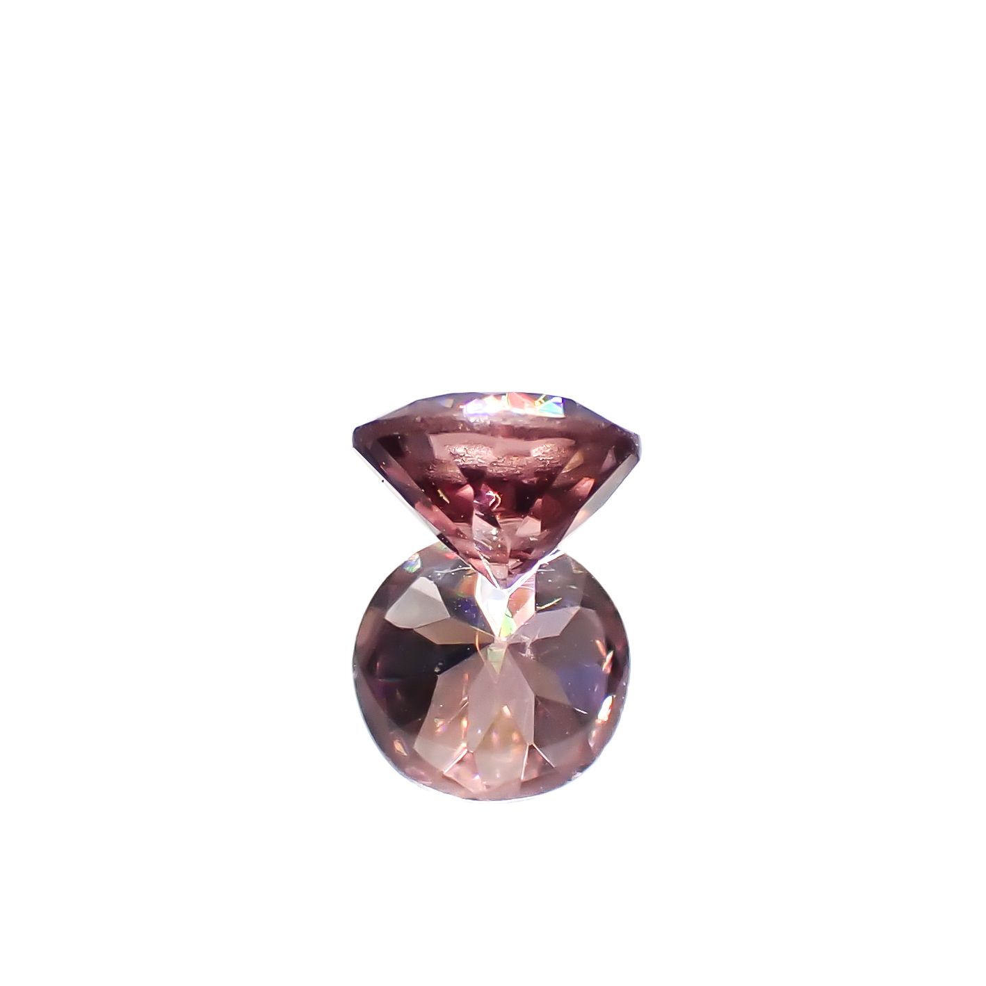 ピンクジルコン スリランカ/カンボジア産 0.69ct[240928808]4.9x4.9mm前後