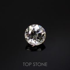 リューコガーネット(宝石名ホワイト グロッシュラー・ガーネット)ビルマ産 0.26ct 識別済[220115444]3.6x3.6mm前後