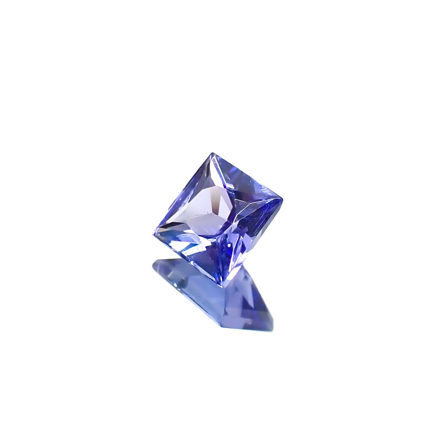 ◇プリンセスカット◇タンザナイト タンザニア産 0.35ct[240427140]4.1x4mm前後