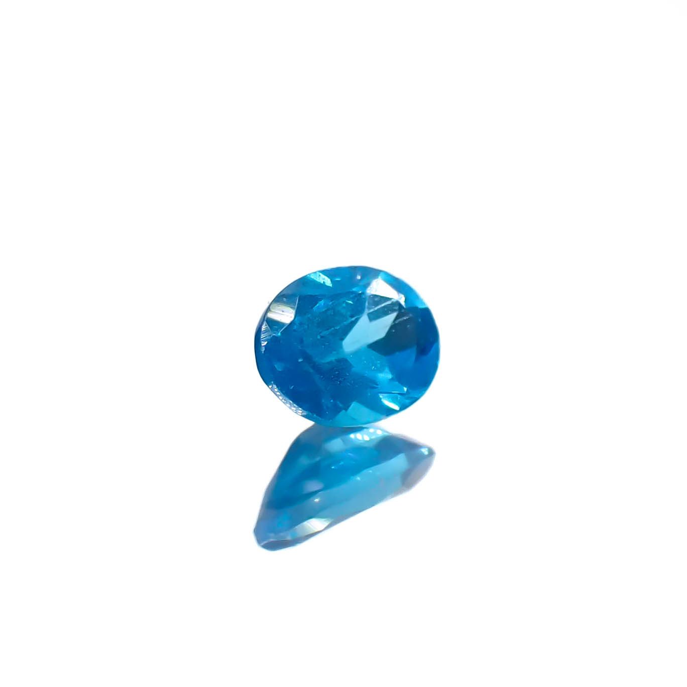 ネオンブルーアパタイト マダガスカル産 0.18ct[240628098]4x3mm前後