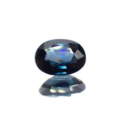 ブルースピネル(宝石名ブルー・スピネル)スリランカ産 1.337ct ソ付(彩珠)[220817239]7.6x5.7mm前後