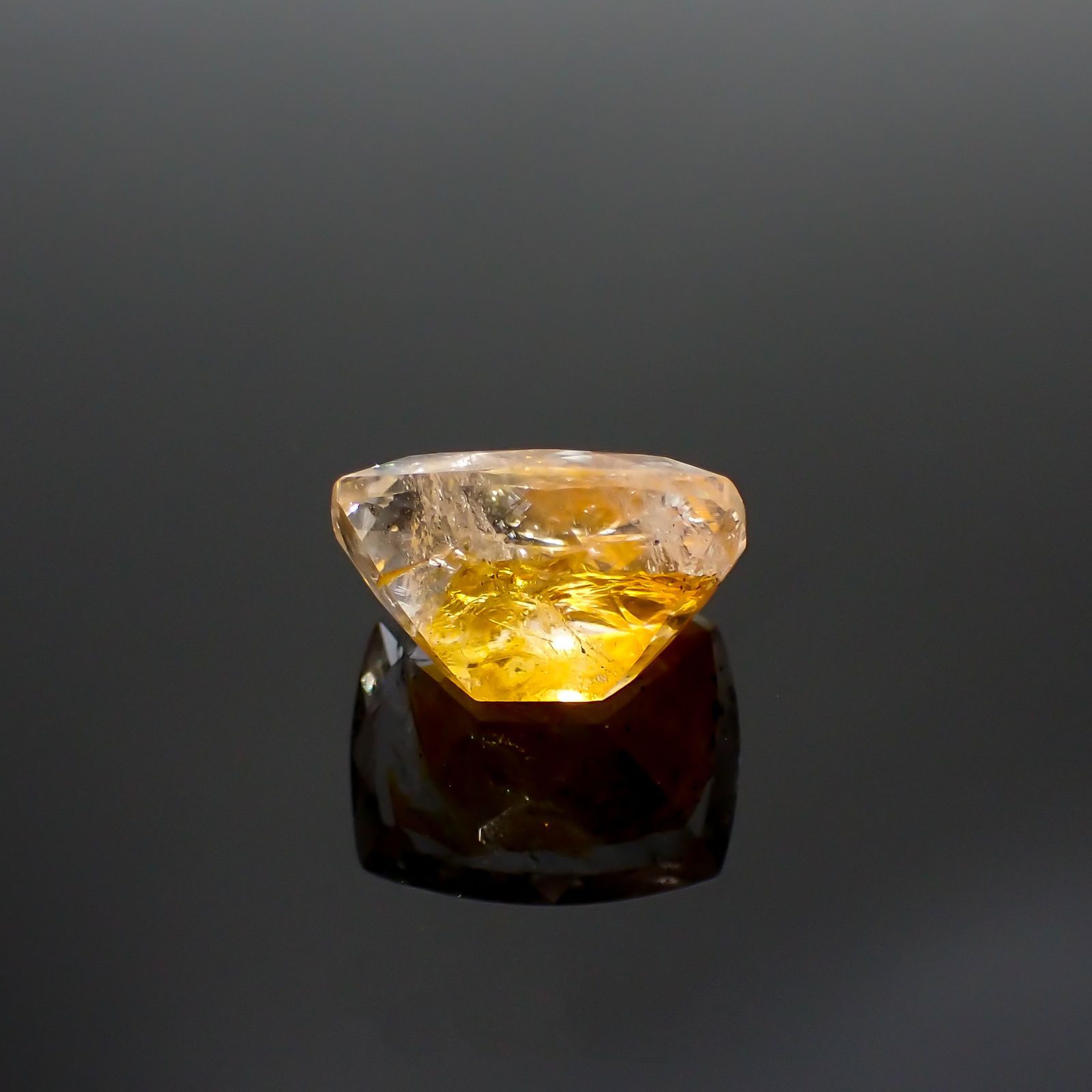 オーロラクォーツ ブラジル・ミナスジェライス産 13.95ct[220114357]17x13.8mm前後
