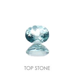 ブルートルマリン(宝石名トルマリン)アフガニスタン産 0.30ct 識別済[221018391]4.6x3.7mm前後