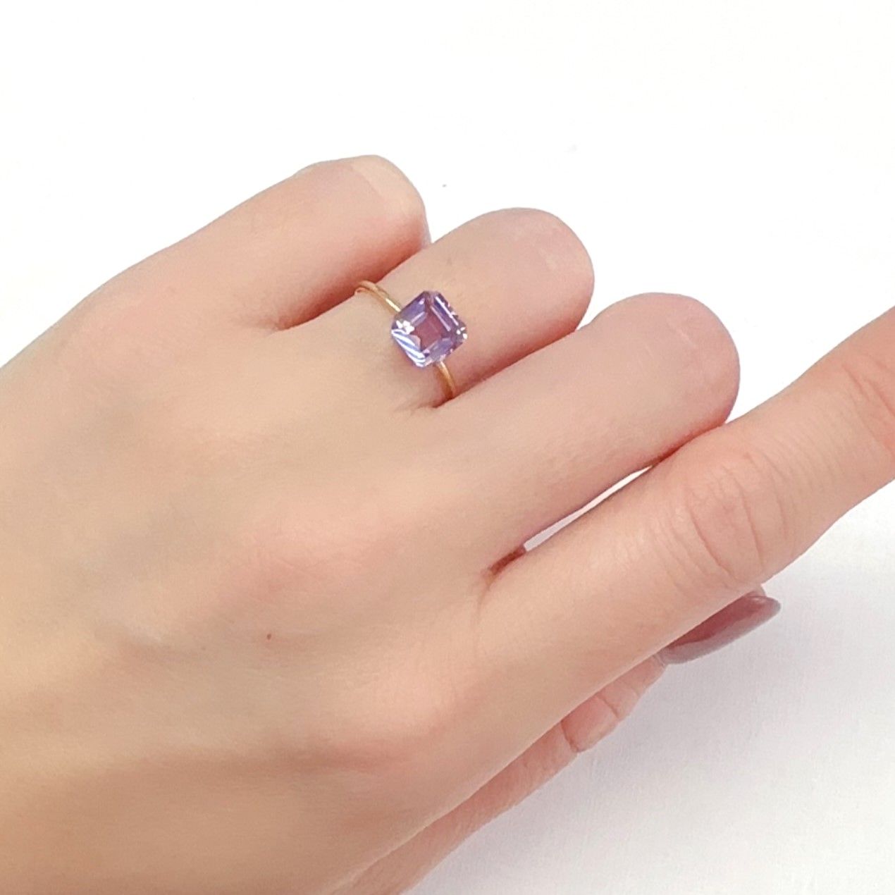 アメトリン ボリビア産 1.62ct[231225107]7.1x6.9mm前後