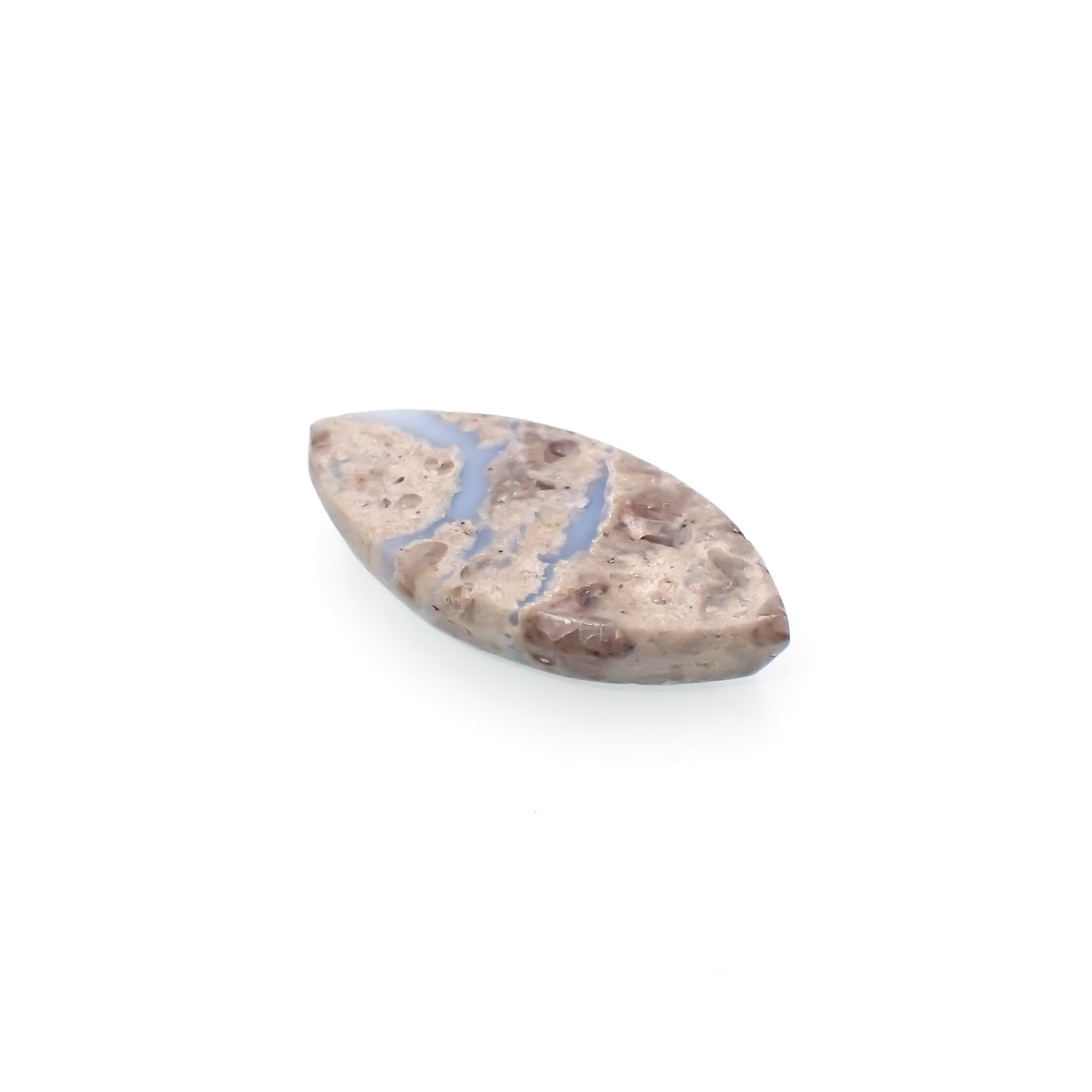 マトリックスブルーオパール アメリカ・オレゴン州産 5.86ct[221219387]21.2x10.3mm前後