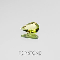 グリーントルマリン(宝石名グリーン・トルマリン) ブラジル産 0.15ct 識別済[20073734]5×3.1mm前後