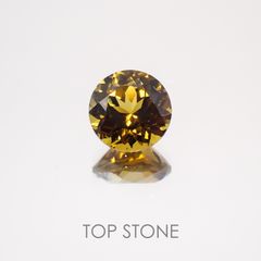 グロッシュラーアンドラダイトガーネット(宝石名グロッシュラー/アンドラダイト・ガーネット) ナミビア産 1.25ct 識別済[21049438]6.5×6.5mm前後