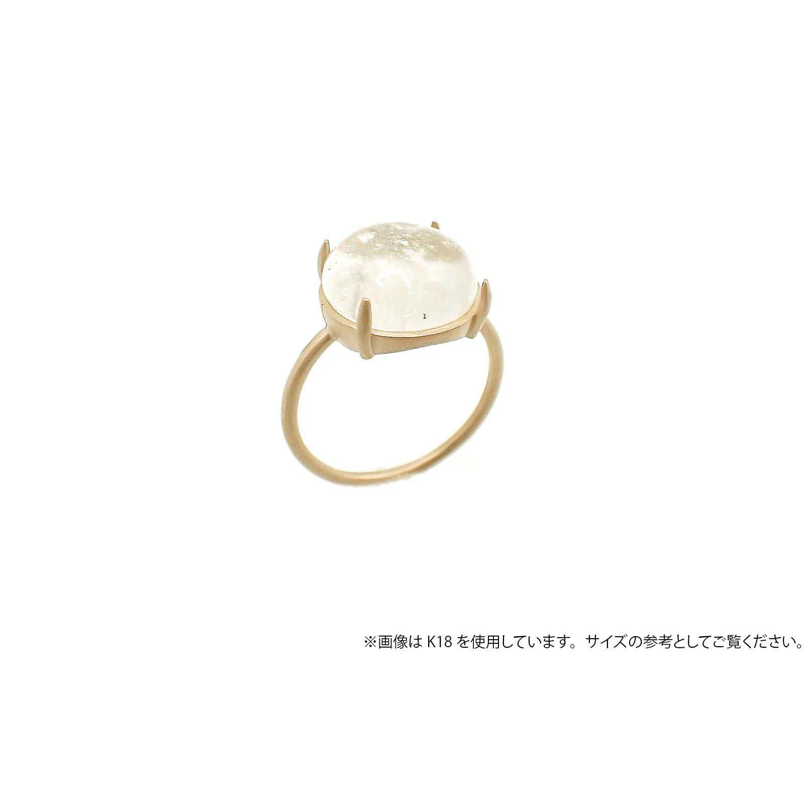 Pt900リング用空枠 ラウンドカボション爪留め 12mm用 つや消し [210913406]