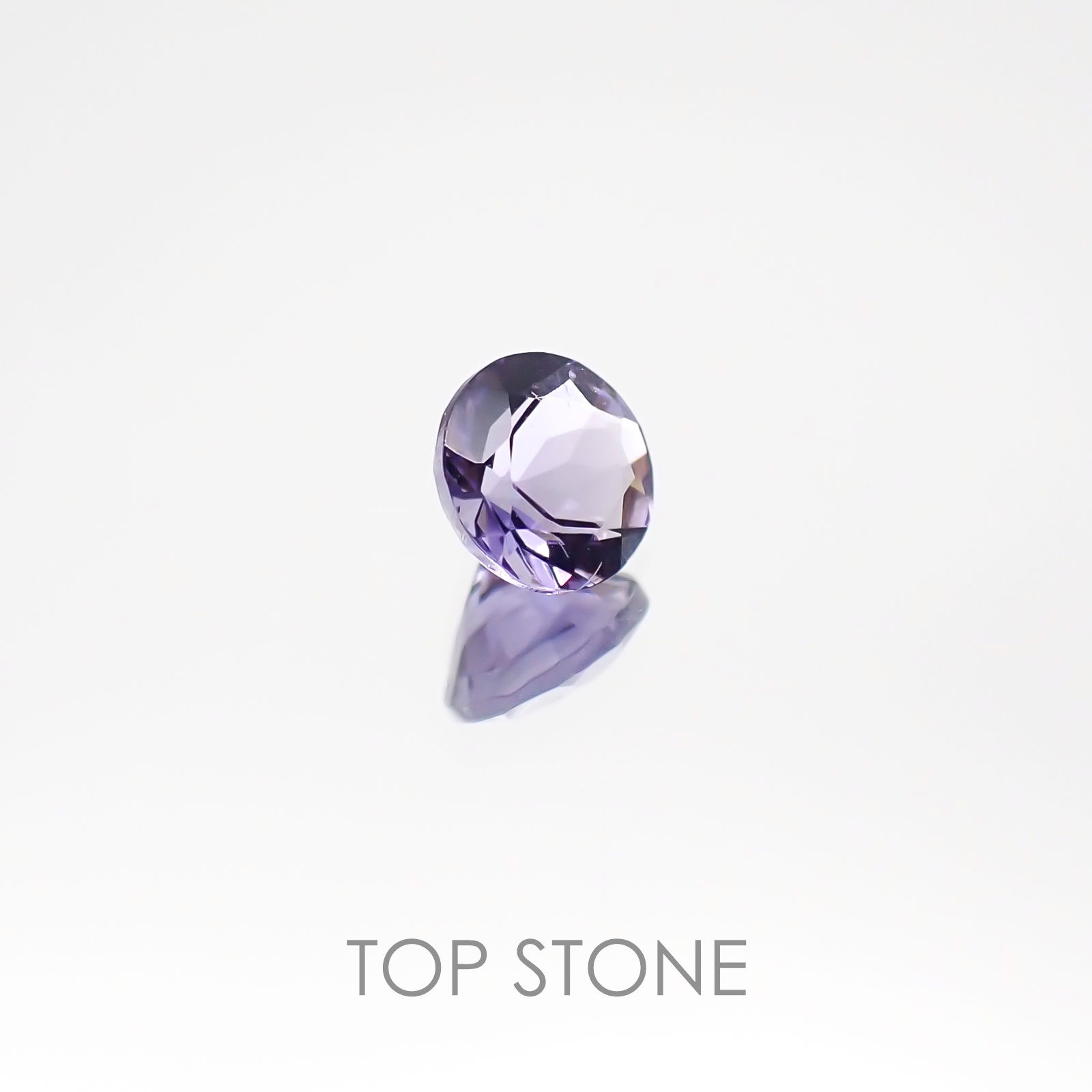 ラベンダースピネル スリランカ産 ルース 0.24ct[20106650]4×4mm前後