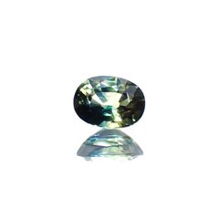 バイカラーサファイア(宝石名バイカラー・サファイア)マダガスカル/オーストラリア産 識別済 0.64ct / 5.6x4.2mm前後 [220114082]
