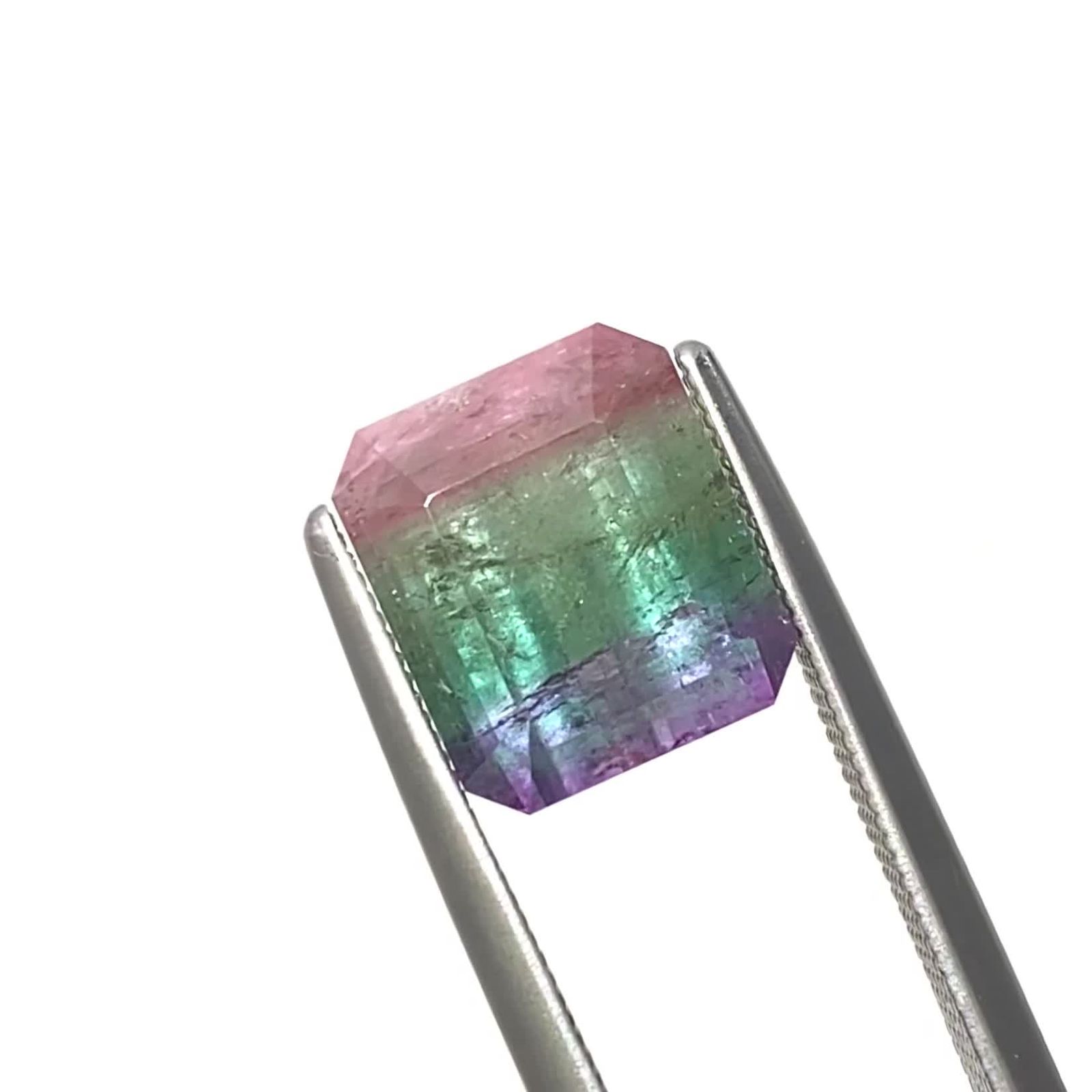 パーティカラートルマリン アフガニスタン産 4.59ct [241029398]9.7x8