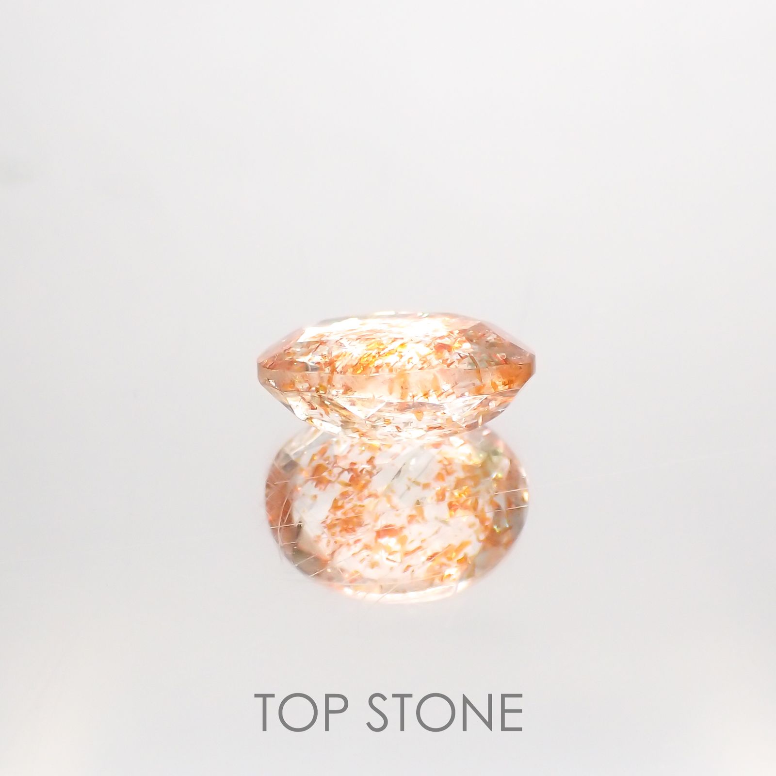 イリュージョンサンストーン インド産 2.35ct[220114211]10x8mm前後