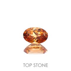 スペサルティンガーネット(宝石名ガーネット)タンザニア産 0.62ct 識別済[220817544]5.9x4mm前後