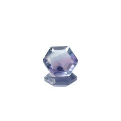◇ヘキサゴンカット◇パーティカラーフローライト フルオレッセンス 中国産 2.39ct[240628187]8.1x8mm前後