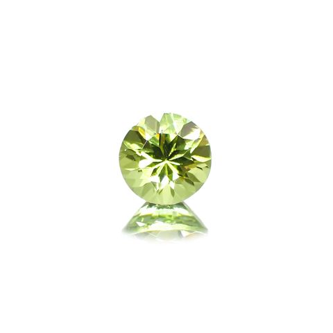 ペリドット(宝石名ペリドット) パキスタン産 1.13ct 識別済 [210913079]6.3×6.3mm前後