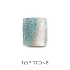 パライバクォーツ(宝石名ギラライト イン クォーツ) ブラジル産 8.60ct 識別済[210310286]14.4×12.5mm前後