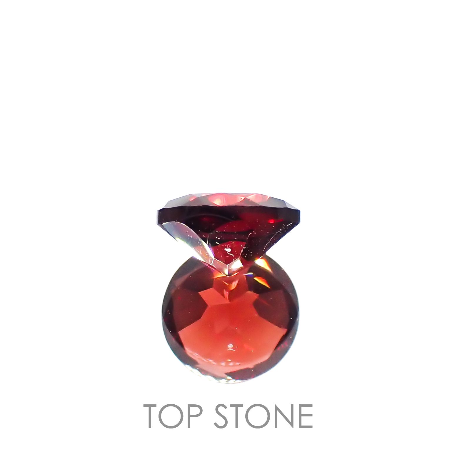 パイラルスパイトガーネット モザンビーク産 1.32ct[230120153]6.6x6.6mm前後