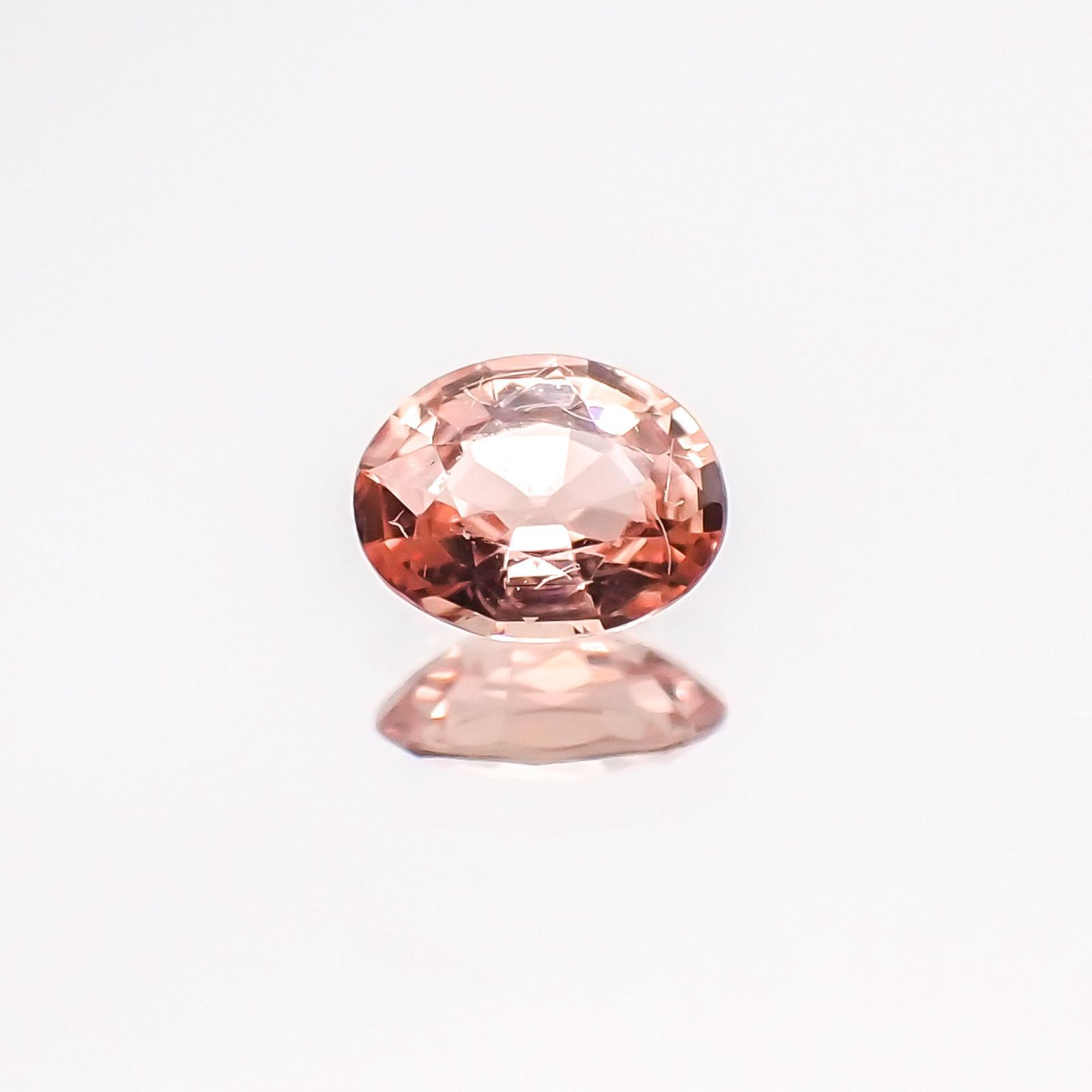 パパラチャサファイア スリランカ産 0.210ct CGL鑑付[20107263]4.1×3.3mm前後