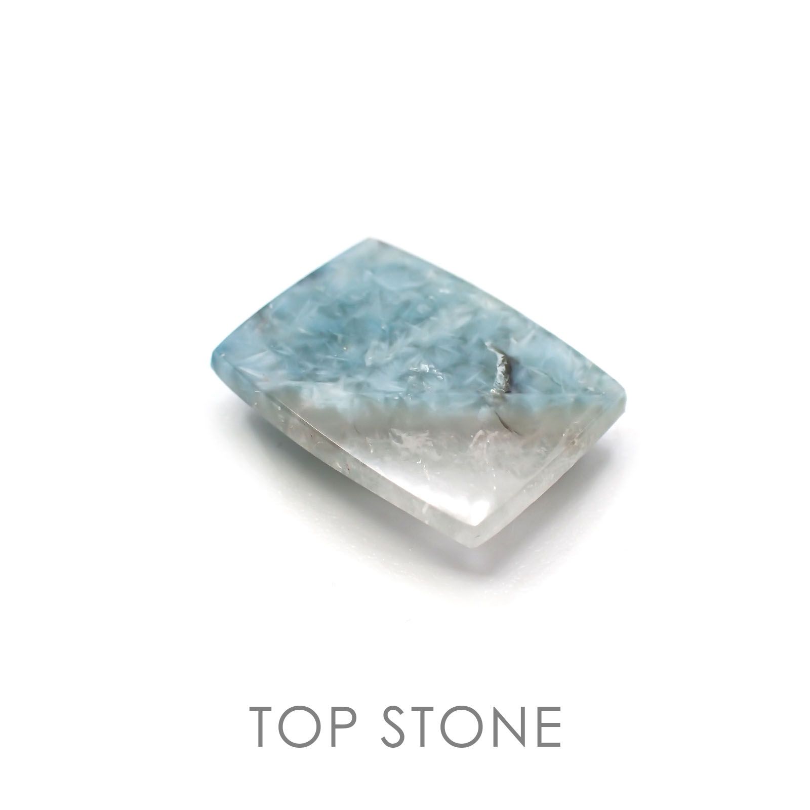 パライバクォーツ(宝石名ギラライト イン クォーツ) ブラジル産 6.98ct 識別済[210310285]15.2×11.2mm前後