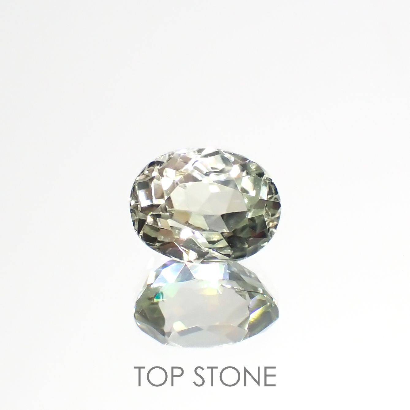 シリマナイト(宝石名シリマナイト)インド産 1.82ct 識別済[221018463]8x6.2mm前後