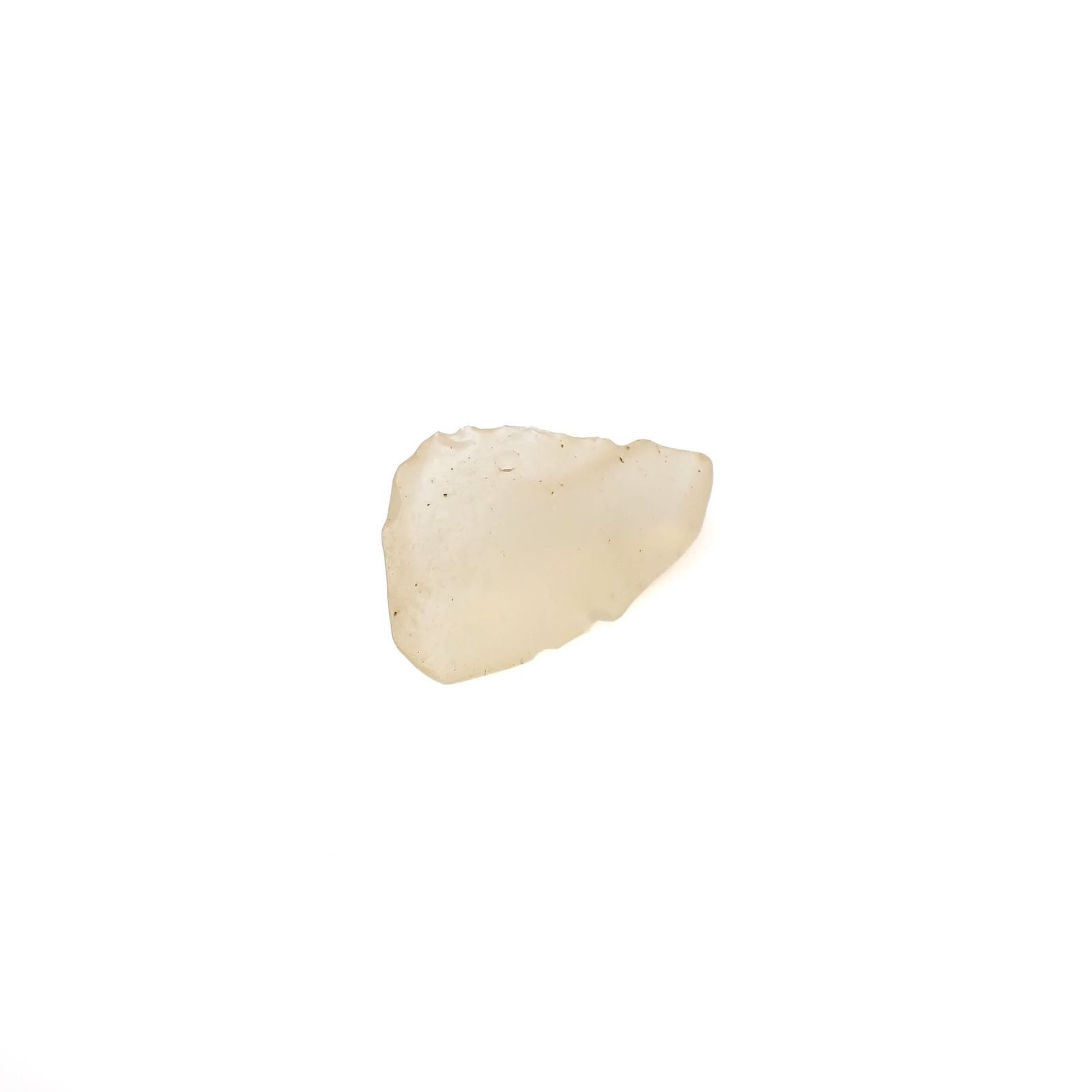 リビアングラス 原石 発見地：エジプト・リビア砂漠 12.38ct [241029286]26.2x17.7mm前後
