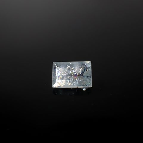 イリデッセンスアクアマリン ブラジル産 1.92ct [250730703]9.2x6.3mm前後