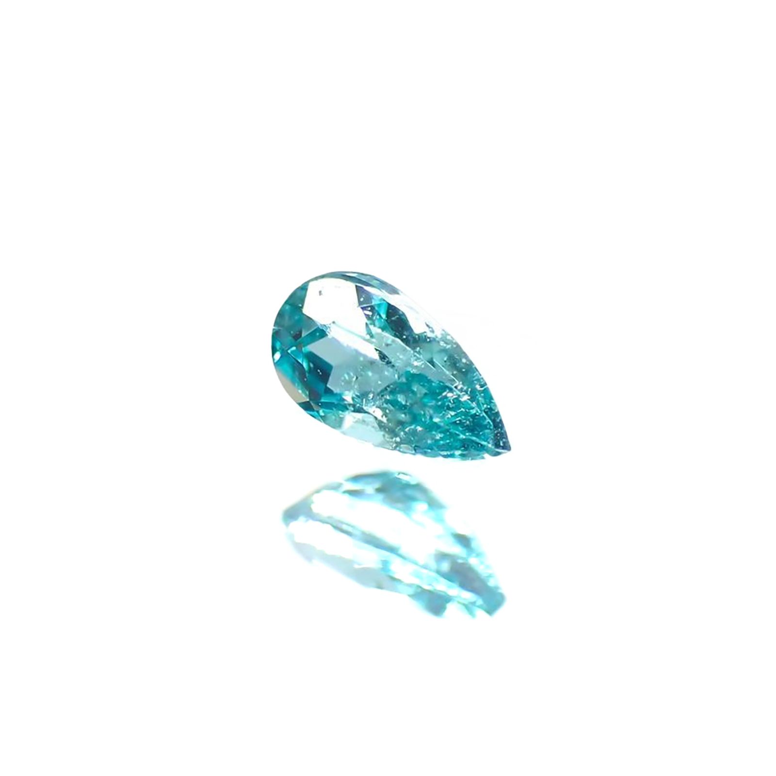 パライバトルマリン(宝石名トルマリン/別名パライバ・トルマリン) ブラジル産 識別済 0.074ct / 3.6×2mm前後 [210712152]