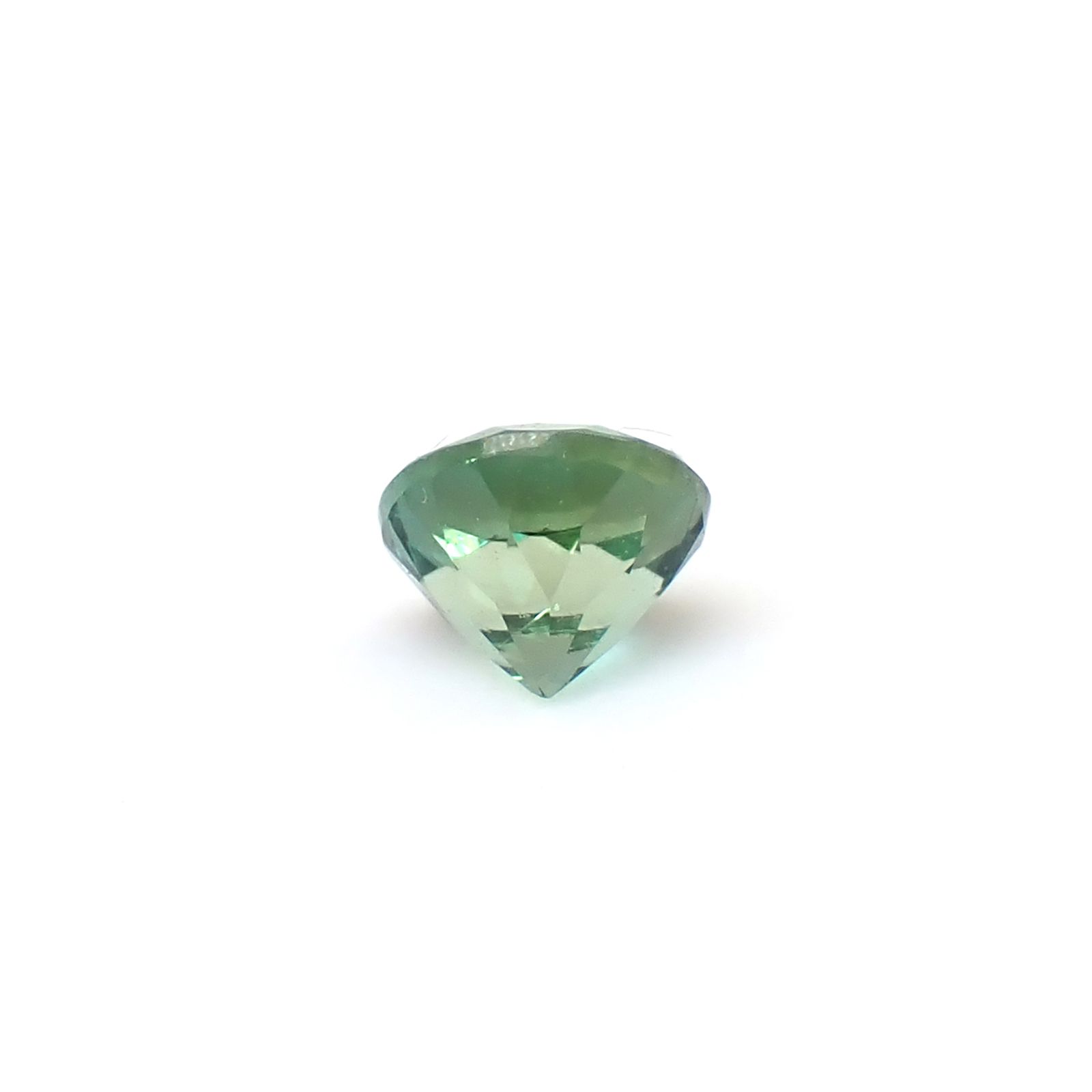 グリーンゾイサイト(宝石名グリーン・ゾイサイト)タンザニア産 識別済 0.24ct / 3.7x3.6mm前後 [260932850]