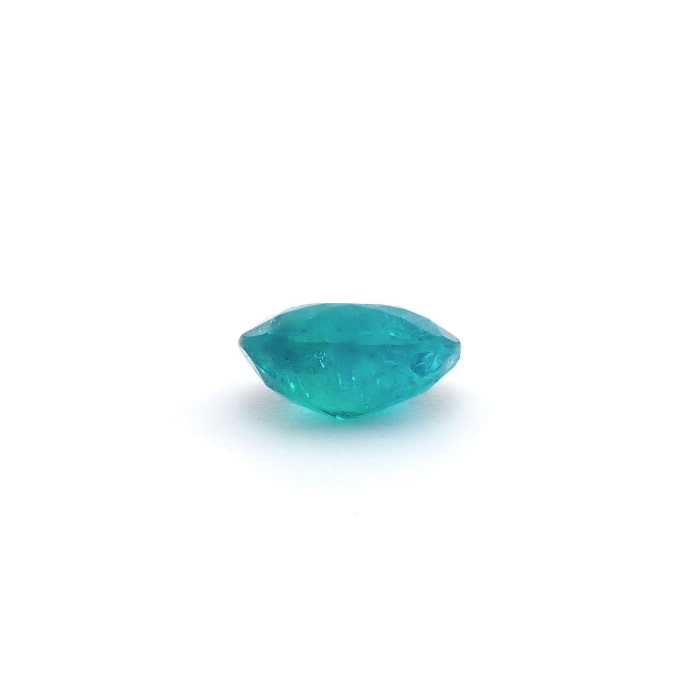 パライバトルマリン(宝石名トルマリン/別名パライバ・トルマリン)エチオピア産 GIA鑑付 0.54ct / 5.76x4.46mm前後 [260933197]