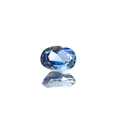 タトゥーアクアマリン ブラジル・ミナスジェライス州タトゥー鉱山産 0.19ct[240226067]4.3x3.1mm前後