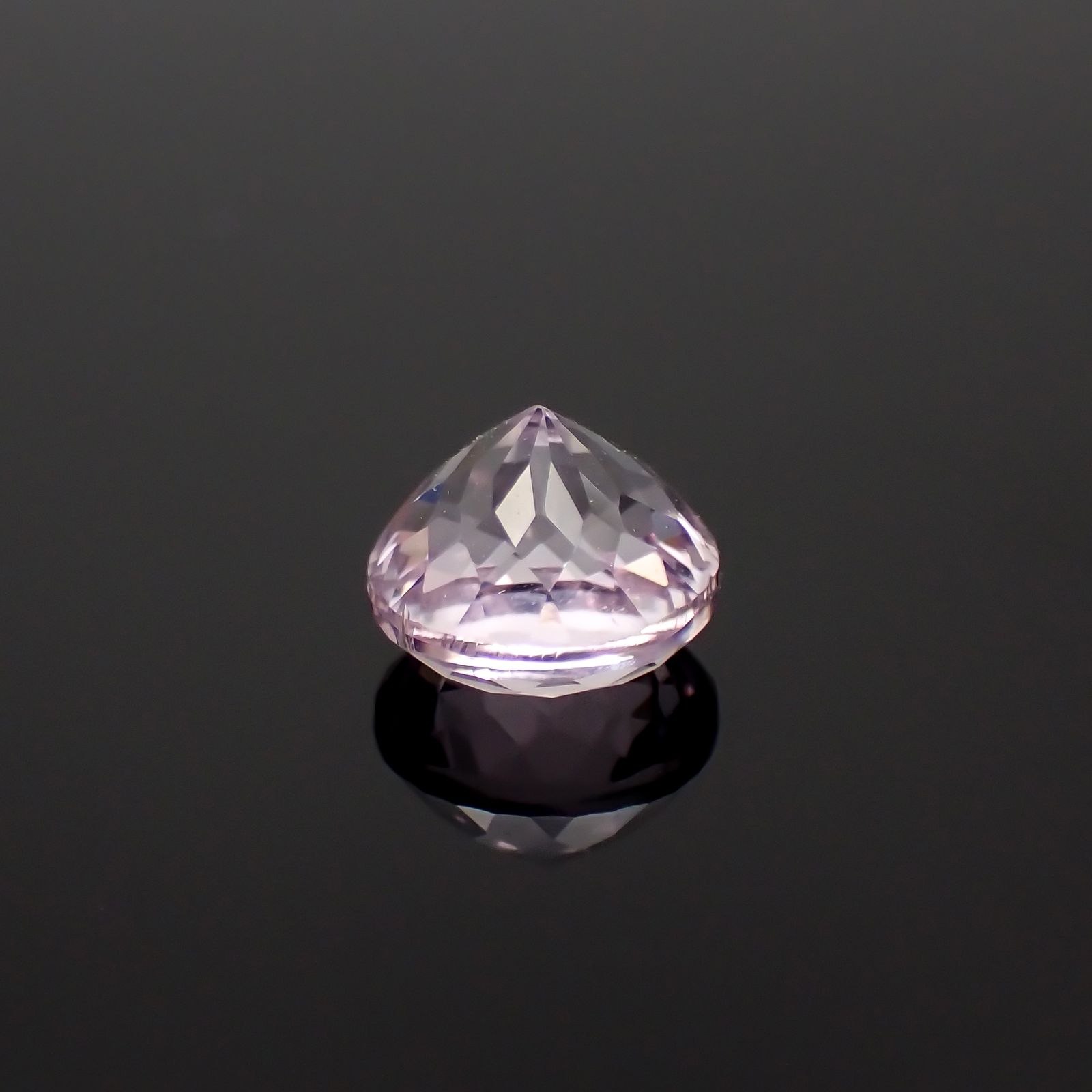 クンツァイト アフガニスタン産 2.50ct[231124350]7.7x7.7mm前後
