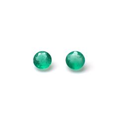 ◇ペアセット◇エメラルド コロンビア産 0.21ct(2pcs合計) [250430244]2.9x2.9mm前後