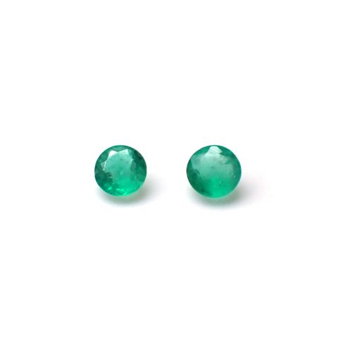 ◇ペアセット◇エメラルド コロンビア産 0.21ct(2pcs合計) [250430244]2.9x2.9mm前後
