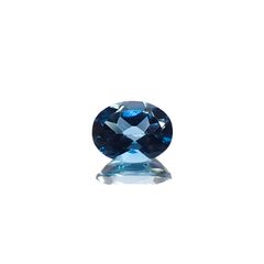ロンドンブルートパーズ ブラジル産 1.47ct[240326791]7.9x6.2mm前後