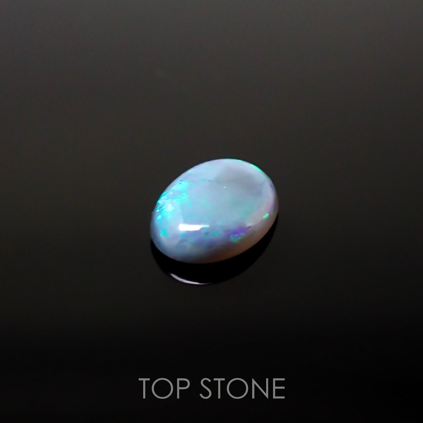 ブラックオパール オーストラリア産 ルース 0.46ct[210611319]7×5.1mm前後