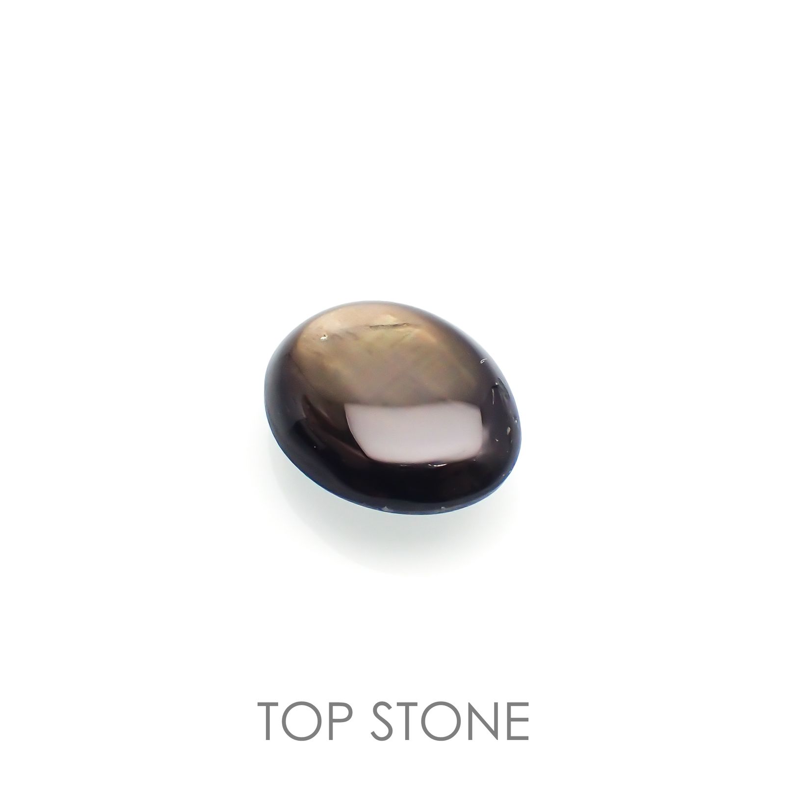 ブラックスターサファイア(宝石名ブラック・スターサファイア) タイ産 4.90ct 識別済[210812913]11.7×9.1mm前後