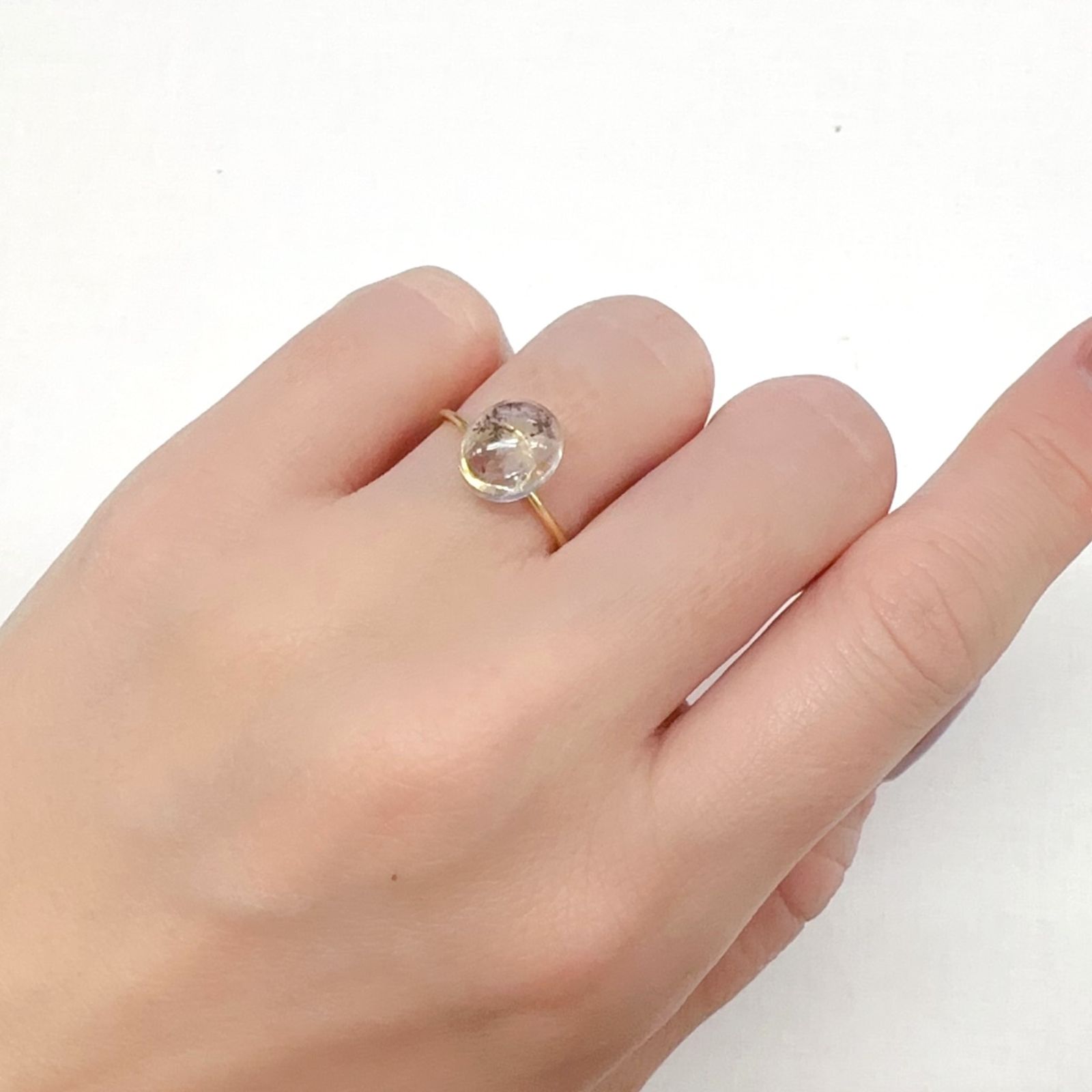 デンドリチッククォーツ ブラジル産 2.43ct[231225134]9.8x8mm前後