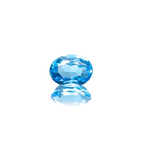 スイスブルートパーズ ブラジル産 1.92ct [241229579]8.1x6.2mm前後