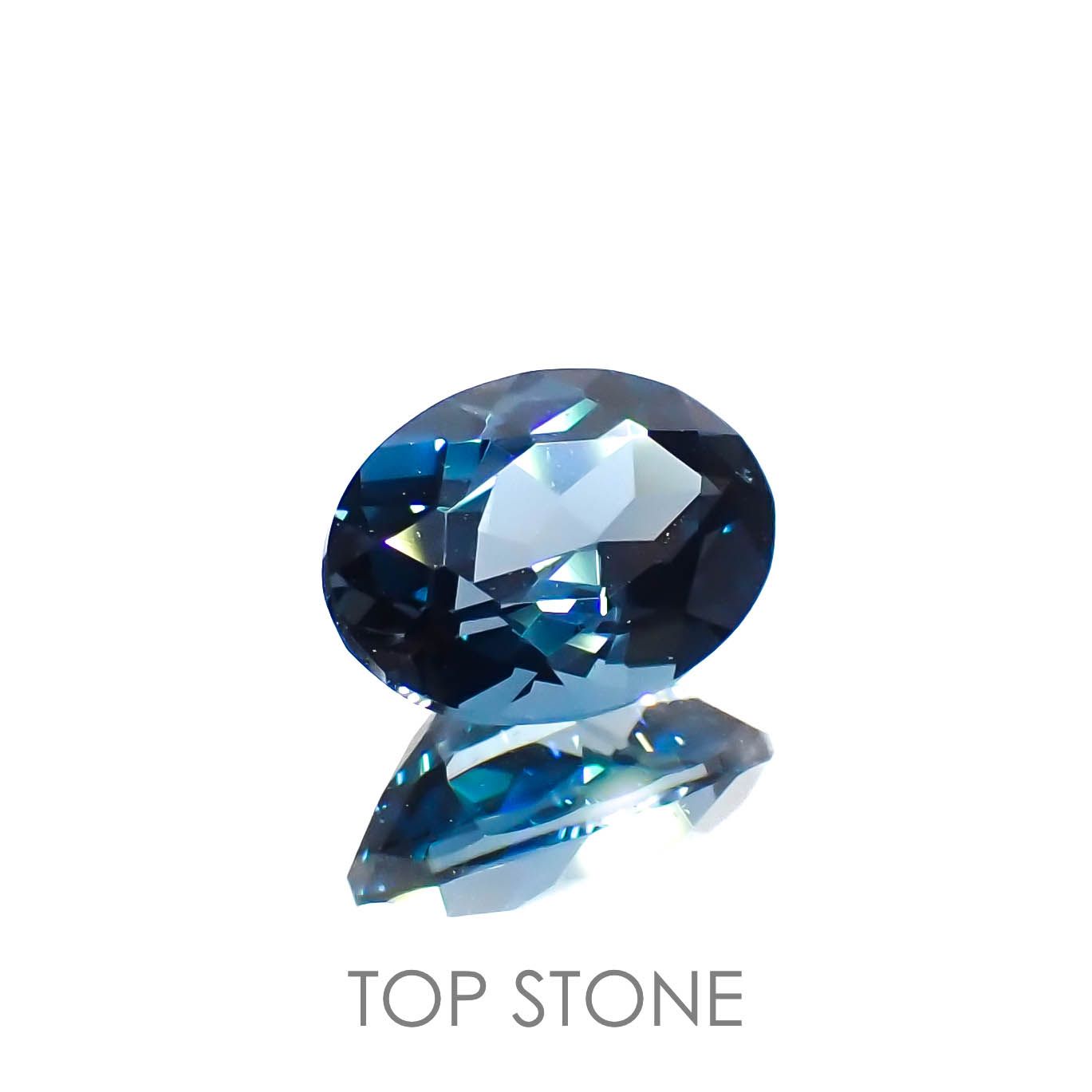 ロンドンブルートパーズ ブラジル産 1.44ct[221219311]8x5.9mm前後