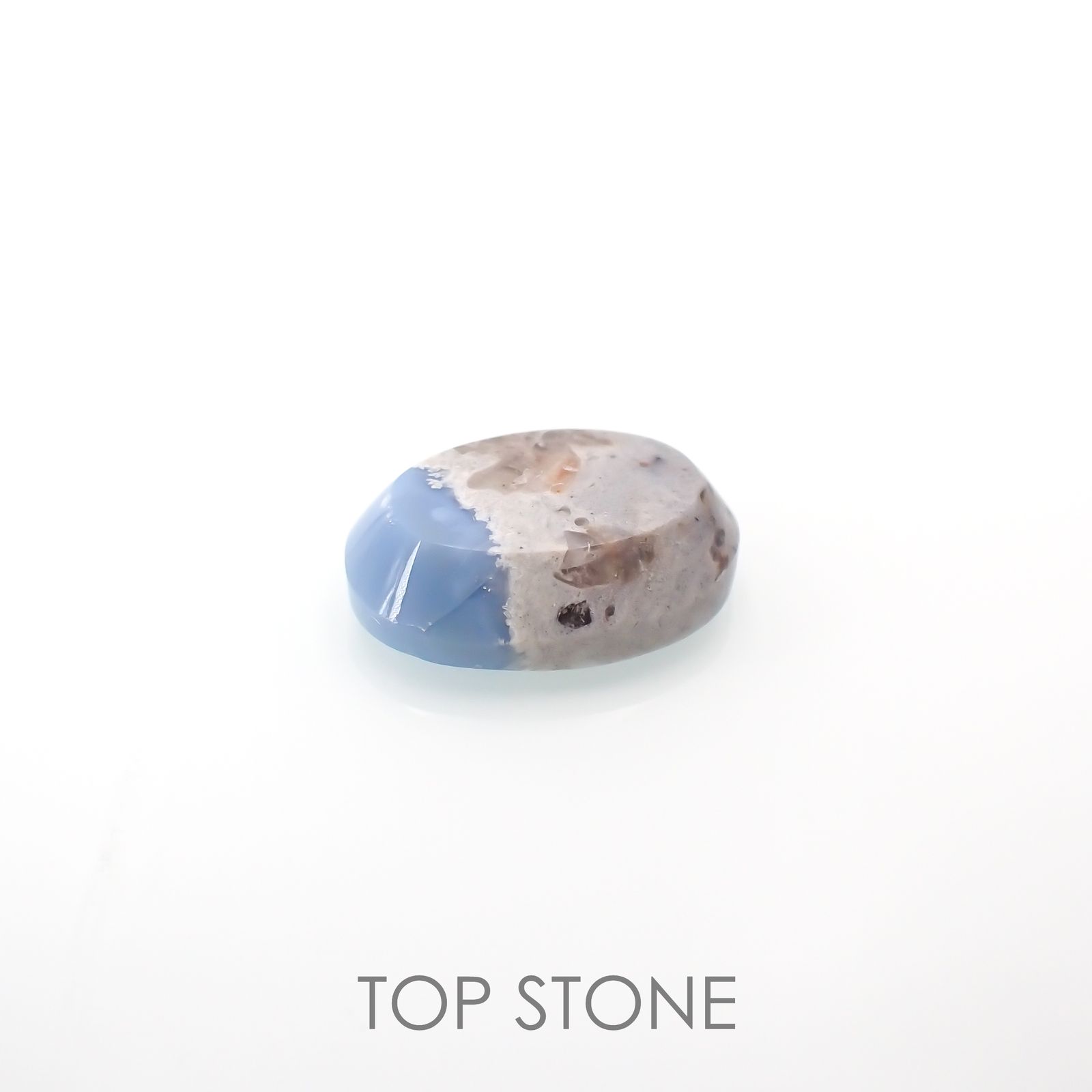 マトリックスブルーオパール アメリカ・オレゴン州産 4.31ct[220917817]13.6x10mm前後