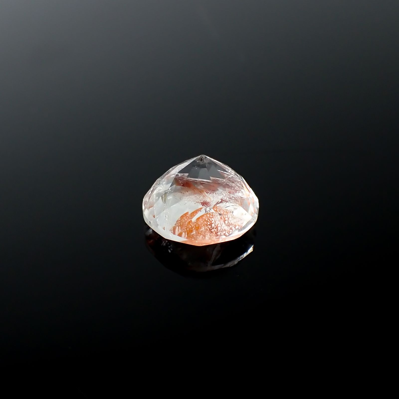 オーロラクォーツ ブラジル産 8.82ct[240225906]13.5x13.4mm前後