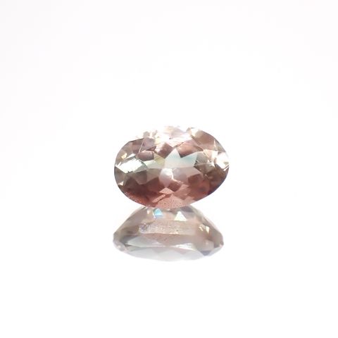 パーティカラーオレゴンサンストーン アメリカ・オレゴン州産 0.73ct[230722842]6.8x4.8mm前後