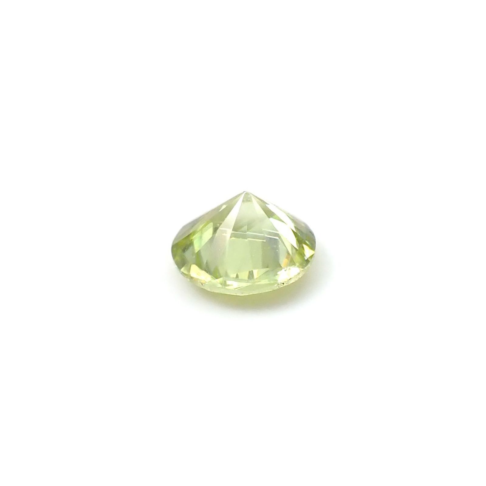 スフェーン(宝石名スフェーン)マダガスカル産 識別済 0.37ct / 4.6x4.5mm前後 [251231366]