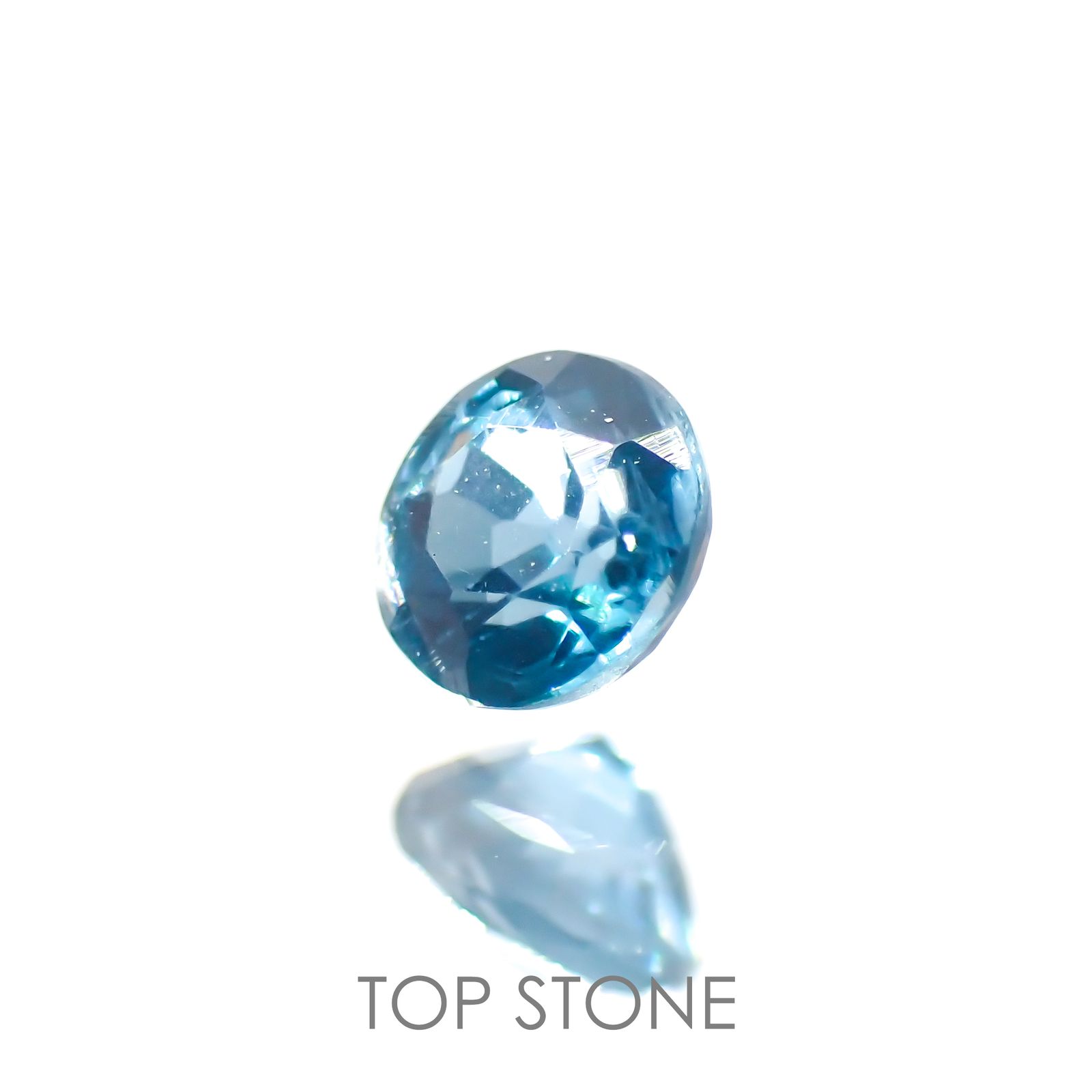 オーシャンブルーカイヤナイト(宝石名カイヤナイト) インド産 0.16ct 識別済[210812354]3×3mm前後