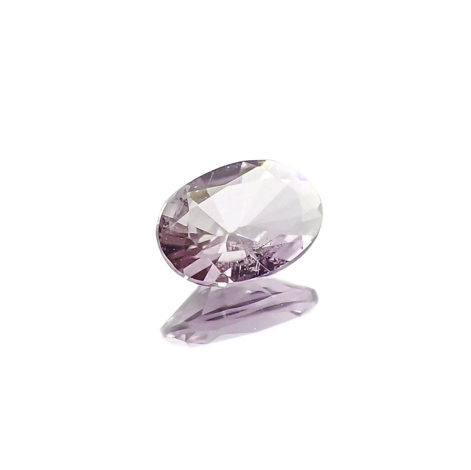 マリアライト(宝石名パープル・スキャポライト)タンザニア産 0.54ct 識別済[230722924]6.9x4.7mm前後