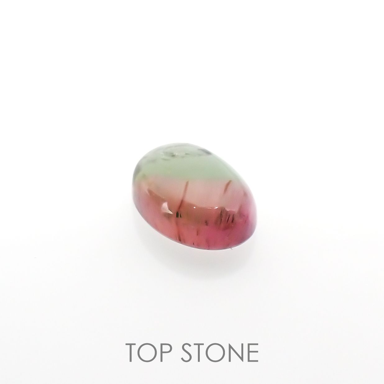 バイカラートルマリンキャッツアイ ブラジル産 0.97ct[221018601]7.1x5.1mm前後