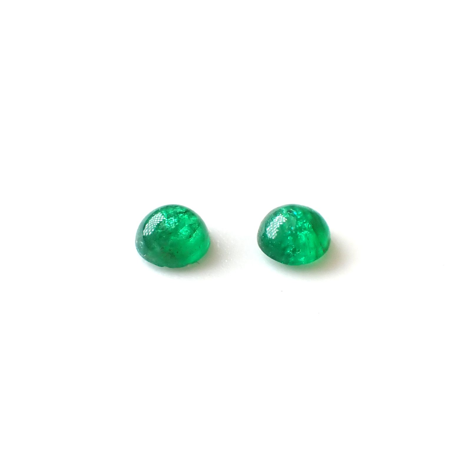 ◇ペアセット◇エメラルド コロンビア産 0.39ct(2pcs合計) [250430242]3.6x3.6mm前後