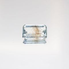 アベンチュリンアクアマリン(宝石名アクアマリン) ナイジェリア産 2.52ct 識別済[210712972]11.1×7.1mm前後