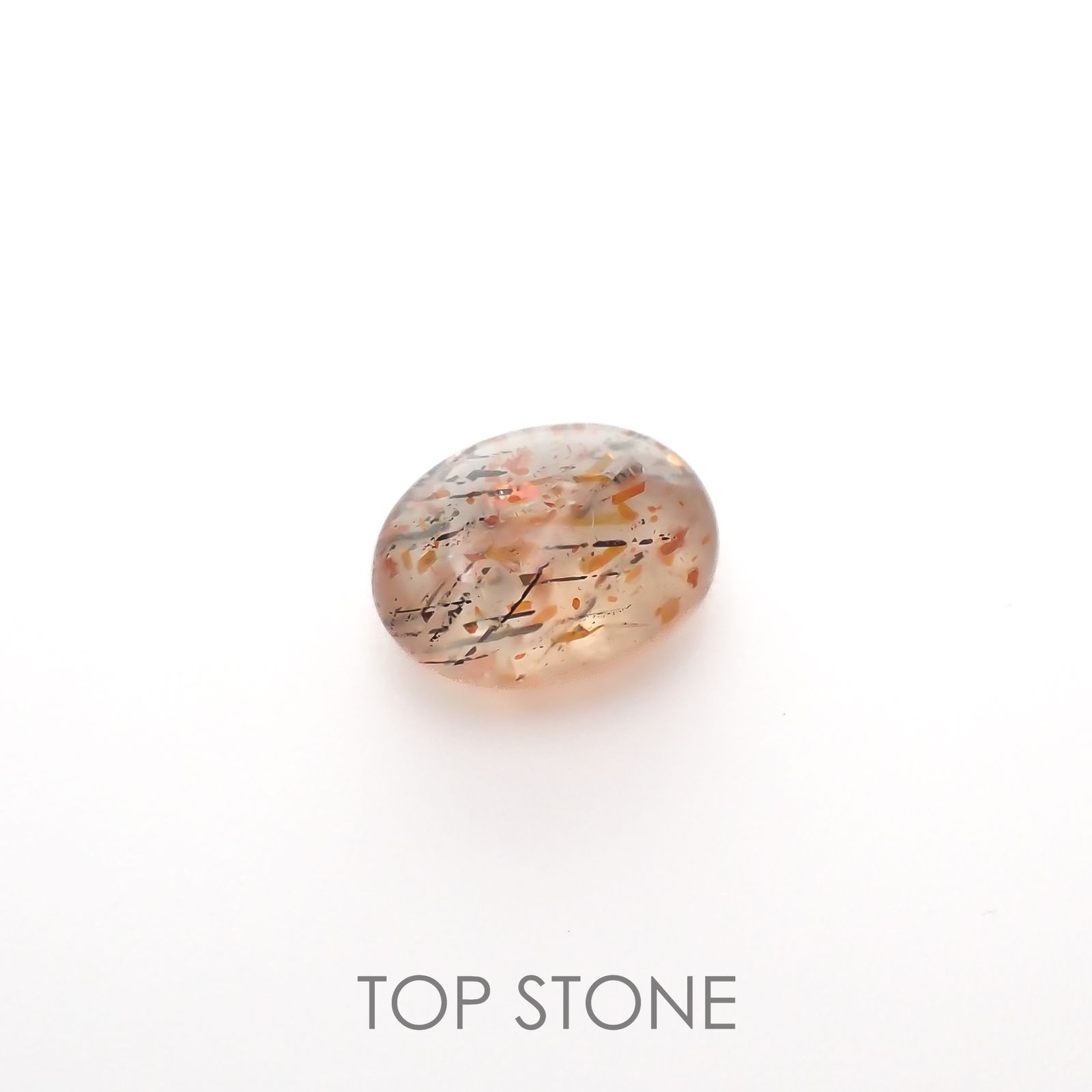 レインボーラティスサンストーン オーストラリア産 1.45ct[230120331]8.3x6.4mm前後